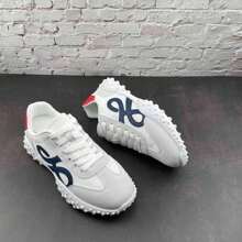 1 双男士复古运动户外鞋，透气休闲徒步鞋，防滑耐用跑鞋，小众厚底运动鞋