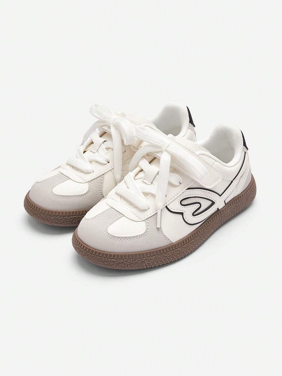 Balabala Girls Retro Canvas Sneakers 2025 New Vintage Versatile Shoes - White Tone - View 1