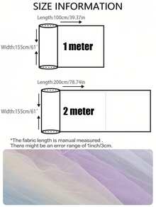 1pc Solid Color Nylon Soft Tulle, Wedding Veil Fabric, Decorative Mesh Fabric For Dresses, Tablecloths - Multicolor - View 2