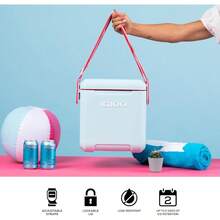 11 Qt Tag Along Too Strapped Picnic Style Cooler - Mist - View 3