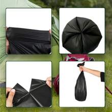 50 كيس جيل للمرحاض المحمول و أكياس مرحاض للتخييم - بلا رائحة ، مانع للتسريب للتخييم والمغامرات الخارجية - مثالي لجرادل 5 جالون والمراحيض المحمولة ، مرحاض محمول للتخييم