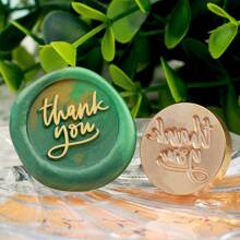 CYFUN DESIGN 1 PC Happy Birthday/With Love/Thank You Words Pattern Wax Seal Stamp Head NO Handle Detachable Sealing Stamp Stamp Head For Letter Invitation Card Wedding Gift Package Holidays,Back To School,School Supplies