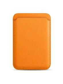 Apple Magsafe Leather Magnetic Adhesive Card Slot PU Leather Card Holder
