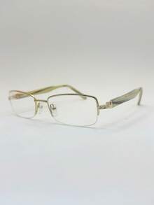 1PC Metal Eyeglasses Frame-PROMOTION - Plateado - Ver 1