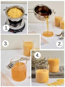 500g/1000g Beeswax Pellets - Multi-Filtered Wax, Suitable For DIY And Candle Making - Ideal As Gifts And Home Decor (Yellow/White Available), Mother's Day Gift, Gift For Women - Multicolor - View 3