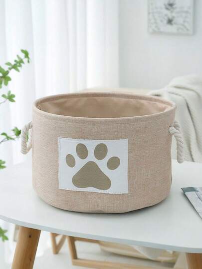 1 Piece Folding Storage Basket For Cat And Dog To Store Pet Clothes. Storage Box For Organizing Toys And Pet Clothes. Christmas Gift