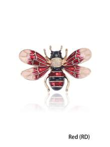 Crystal Bee Brooch For Women Insect Pin Suit Dress Pin Accessories Party Banquet Jewelry Gift