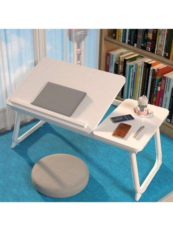 Escritorio plegable multifuncional, adecuado para oficina, cama, dormitorio, estudiante, laptop, estudio, alfeizar de ventana, útiles escolares, de vuelta a clases