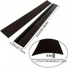 2PCS Stove Counter Cover Kitchen Seal, Stove Top Seal, Organic Silicon High Temperature Resistant Kitchen Gap Strip, Oil And Dirt Resistant Gas Stove Gap Soft Sealing Strip Silicone Gap Plug Kitchen Stove Counter Gap Cover - Flexible Stove Space Filler,Silicone Kitchen Stove Counter Gap Cover Long & Wide Gap Filler (2 Packs) Seals Spills Between Counters, Stovetops, Washing Machines, Oven, Washer,Heat-Resistant And Easy Clean - Multicolor - View 6