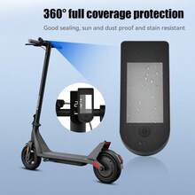 Compatible With Xiaomi Mi 4 Lite 2nd Generation Switch Panel Display Screen Silicone Protective Case, Electric Scooter Dashboard Protective Cover, Black And Red Silicone Protective Case (Without Power)