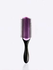 1/3/6/9/11pcs Hair Brush Set, Includes: Straightening Brush, Spray Bottle, 3pcs Kids Back Combs, Scalp Massage Shampoo Brush, Premium Wide-Tooth Comb, Alligator Clips, Flower Hair Clips, Suitable For Girls For Travel, Outdoor, Sports, Office, School And Other Occasions, Essential Hair Care Products. - Purple - View 13