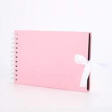 1pc 60-Page (30 Sheets) Kraft Paper Scrapbook, DIY Meaningful Scrapbooking Album Gift, PVC Photo Corners, For Wedding Guest Book, Anniversary, Family DIY Scrapbook - For Handmade Paper DIY, Birthday Gift, Graduation Gift, Family Collection Commemorative Gift - Multicolor - View 14