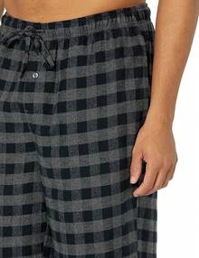 Essentials Men's Flannel Pajama Pant - Gris - Ver 4