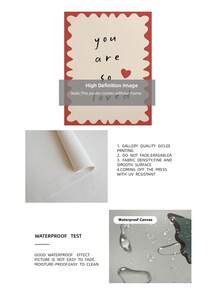 One "You Are Deeply Loved" Baby Room Wall Decoration, A Frameless Print Of Gentle Parenting Affirmations, Suitable For Family Room Decoration, Newborn Gift, And Cozy Home Decor (Positive Parenting Wall Art). - Multicolor - View 9