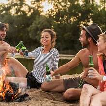 1/3/5/10/20/30pcs Personalized Custom Rubber Can Cooler, Heat Transfer Printing Pattern, Suitable For Beer Bottles, Soft Drinks, Water Bottles, Ideal For Party, Wedding, Home Decor Accessories