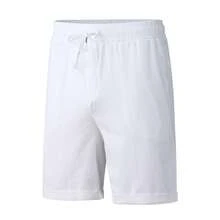 Men's Breathable Linen Beach Shorts, Summer Loose Men's Trousers - 白色 - 查看 8
