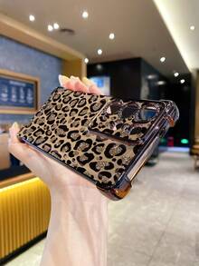 1个棕色豹纹防摔电镀摄像头保护手机壳，兼容苹果、Infinix、OPPO、vivo、realme等品牌，国际版，非国内版 - 黑色 - 查看 9