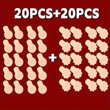 20pcs Invisible Lift Breast Cover Breathable Elastic Anti-Sagging Breast Lift Adhesive Tape For Party Wedding Dresses Lingerie And Lingerie Accessories Halloween Dress Lift Tape - 20 PCS Flower Shape - View 10