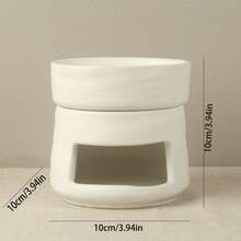 1 件现代简约欧洲陶瓷香薰炉 | 优雅烛台和精油扩散器（不含烛台）