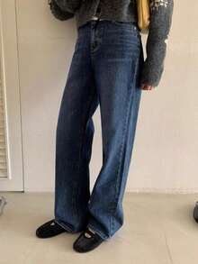 New Spring/Autumn British Style Fashion Low Vamp Ballet Flat Lace-Up Casual Mary Jane Shoes - Black - View 6