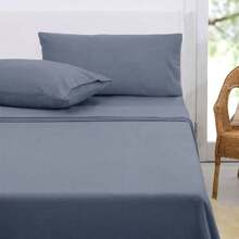 Cozy King Polar Fleece Sheet Set With 36cm Wall And King Pillowcases In Slate Color
