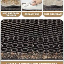 Dirt Trapper Mat 60x90 Dirt-Resistant With Low Profile Doormat Outdoor, Entrance Carpet, Non-Slip, Easy To Clean Doormats Front Door Welcome Mats For Front Door, Brown - Brown - View 5