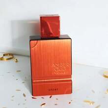 Amber Oud Exclusif Sport Extrait De Parfum Spray For Unisex, 2.0 Ounce - Arabian Perfume For Women And Men - Long Lasting Arabic Perfume - Vanilla And Woody Fragrance - Eau De Parfum - 2 Oz - 紅色 - 查看 3