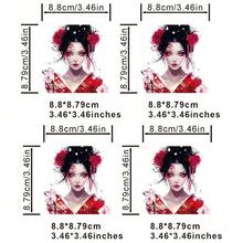 1/2/4pcs Funny Slogan, Cartoon Animal Print Iron-On Patches - Durable Plastic Heat Transfer Stickers For Clothes & Accessories, Washable Multi-Use DIY Fashion Decor, Unisex, Suitable For T-Shirt, Jeans, Jacket, Backpack, Hat - Multicolor - View 5