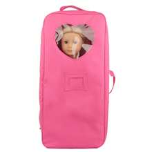 1 个粉色娃娃收纳袋，适合存放 12-18 英寸重生婴儿娃娃衣服、鞋子、配饰、儿童便携式背包 - BE-0048 - 查看 7