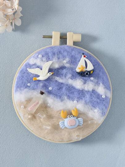 8 حبات حزمة مواد DIY الحرفية من القطيفة للمناظر الطبيعية