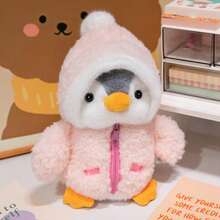 25cm / 9.8in Cute Combo Penguin Plush Toy, Fun Plush Throw Pillow, Aquarium Simulation Plush Emperor Penguin, Valentine's Day Doll, Girl's Birthday Gift, Home Decoration, Plush Toy, Stuffed Animal, Christmas Party Decorations