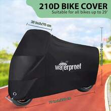 双车户外储物罩，带锁孔，适用于公路自行车/电动自行车 - 自行車車罩 - 查看 2