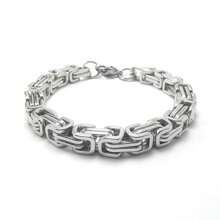 Pulseira Única Personalizada, Corrente Imperial Vintage Versátil, Hip-Hop Dominante, Corrente Trançada de Alta Qualidade