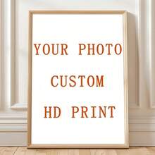 1pc Customized Canvas Wall Art, Frameless Hanging Painting, Indoor Framed Canvas Art, Decoration And Gift For Valentine's Day, Wall Decor Painting For Home And Office. Suitable For Wedding, Mother's Day, Father's Day, Anniversary, Valentine's Day, Housewarming, Birthday, Room Decor, Customizable, Ideal Gift For Boyfriend, Girlfriend, Family, Couple, Friends And Pets - Multicolor - View 2