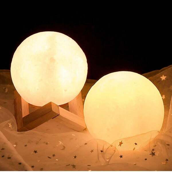 1pc Moon Lamp Galaxy Lamp, Suitable For Nighttime Atmosphere Decoration