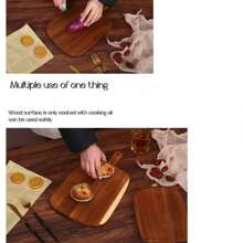 1 Piece Rosewood Cutting Board - Wooden Kitchen Chopping Board, Stylish Long Handle, Solid Wood, For Cutting Meat, Cheese, Bread, Vegetables And Fruits - Charcuterie Board Cheese Serving Platter, Perfect For Gourmet Slicing And Display, Portable Camping Cutting Board, Essential For Modern Country Kitchen. Mother's Day Gift, Christmas Gift, Housewarming Gift, Wedding Season Kitchen Supplies.