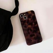 Aesthetic Tortoise Shell Phone Case For IPhone 14 6.1in,Retro Cool Girl Leopard Print Brown Amber  Full Camera Protective Cover For IPhone 14 6.1"2025.1navidad20251027 - iPhone 12 Pro - 查看 10