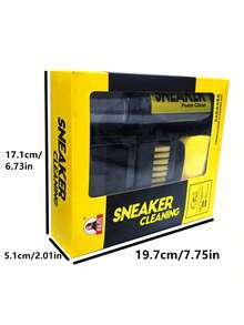 运动鞋清洁套装，白色鞋子清洁套装，含 2 个鞋刷和毛巾，免水泡沫运动鞋清洁剂，含鞋刷和鞋布，适用于白色鞋子、绒面革、靴子、帆布、PU、织物等，清洁刷，鞋刷，鞋子清洁剂，清洁工具 - 彩色 - 查看 4