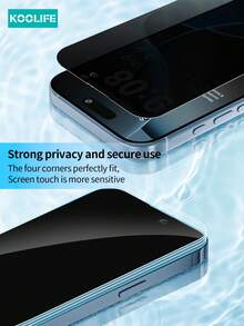 2 件隐私保护全屏钢化玻璃屏幕保护膜，全覆盖防窥钢化玻璃屏幕膜，防刮，易于安装，手机配件兼容 17 ProMax/17/17 Pro/17 Air/11/12/12 Pro/12 Plus/13/13 Pro/13 ProMax/14/14 Pro/14 ProMax/15/15 Plus/15 Pro/15 ProMax/16/16 Plus/16 Pro/16 ProMax/16e - 兩片裝 - 查看 4