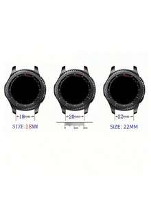2条18mm/20mm/22mm快拆表带，兼容三星Galaxy Watch 7/4/5/6 40mm/44mm/6 Classic 43mm/47mm/Active 2/Gear S3 Classic；弹性尼龙表带，适用于华为Watch GT5/GT4 41mm/46mm/GT2/GT 3 42mm/46mm/Watch 4 Pro/GT 5 Pro；可调节弹性尼龙表带，适用于佳明Fenix 7/6/5/Forerunner 945/645/265/255 - 星光/肉粉 - 查看 5