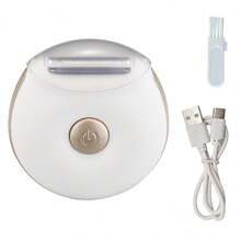 1 pieza Recargable Batería de 400mAh Removedor de vello eléctrico portátil de 3W para mujeres, Modelo RF-710 para eliminar vello corporal, facial y de las piernas, adecuado para viajes y exteriores