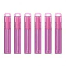 金属可重复使用吸管,可折叠不锈钢饮用吸管,便携式伸缩旅行吸管,带盒子和清洁刷,可折叠口袋吸管,适用于旅行、学校、野餐、学校用品 - 彩色 - 查看 10