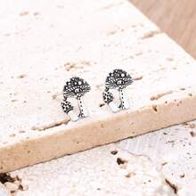 Boucles d'oreilles minimalistes à la mode pour femmes, motif champignon créatif, bijoux polyvalents pour femmes à assortir au quotidien