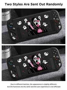 1 pieza Funda protectora con diseño de fantasma, compatible con Switch OLED/Switch NS/Switch Lite, también se ajusta a la nueva Switch2 (2025), a prueba de polvo, resistente a arañazos, portátil - Multicolor - Ver 11