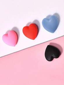 透明超柔软硅胶眼镜鼻托，一对可爱心形硅胶眼镜固定器，一体式鼻托，水滴形鼻托 - 舒适贴合眼镜框配件鼻托，一体式眼镜鼻托，眼镜耳夹耳钩防旅行必需品旅行配件度假暑假返校 - 彩色 - 查看 9