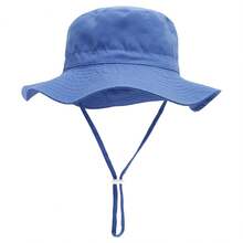 1 pezzo Cappello da sole per bambini in tinta unita, traspirante, protezione solare, cappello da spiaggia in tessuto leggero per uso esterno quotidiano - A - Visualizzare 37