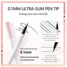ZEESEA Delineador de ojos de hada extremadamente fino, cabeza de cepillo ultra fina de 0,1 mm, resistente al agua y de larga duración, 0,4g