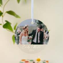 1 Stück acryl Anhänger personalisiertes acryl Hochzeitsgeschenk für Ihn - Benutzerdefinierter transparenter Anhänger für Ehemann, Freund - Jahrestags- oder Hochzeitsandenken - Das beste andere Hälfte Geschenk, romantische klare Dekoration