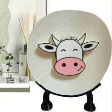 1pc Cute Cow Toilet Paper Holder, Animal Toilet Paper Rack - Bathroom Accessories, Suitable As Gift For Friends, Family, Holidays