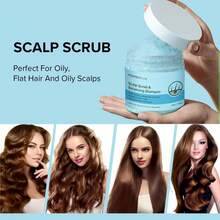 Perfectlink PERFECT LINK Oil Control & Cleansing 2-In-1 Scalp Scrub Balancing Shampoo | Exfoliating Sugar Crystals, Enriched With Coconut Oil, Aloe Vera And Mint Extracts, Deeply Cleanses The Scalp, Leaving It Shiny And Moisturized